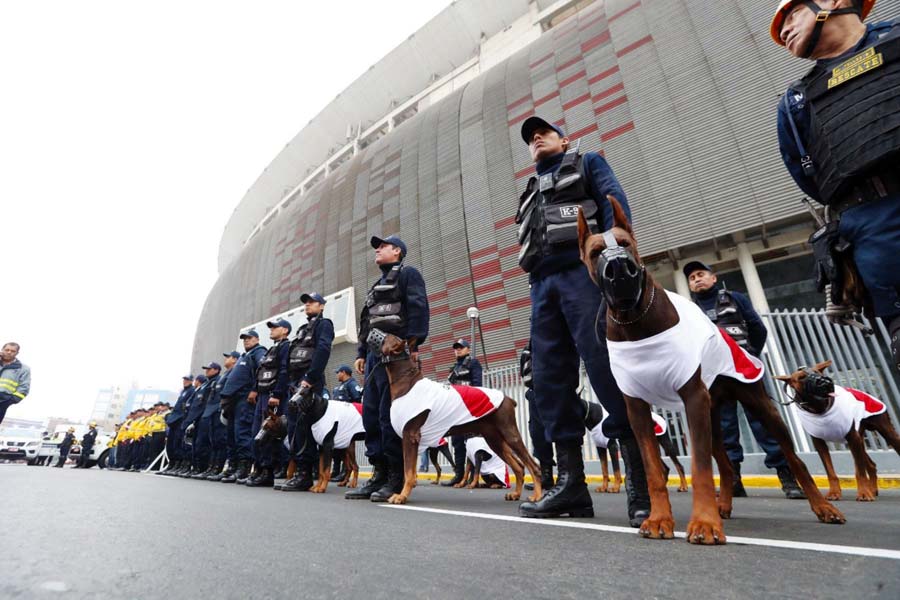 Seguridad estadio Nacional
