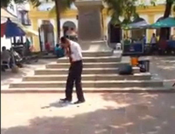 Pastor destruye imagen de Virgen del Carmen