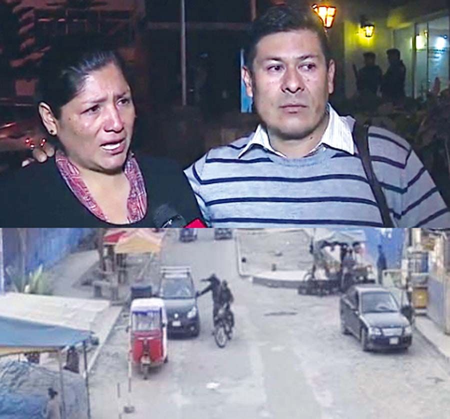 Asaltan a esposos a salida de banco