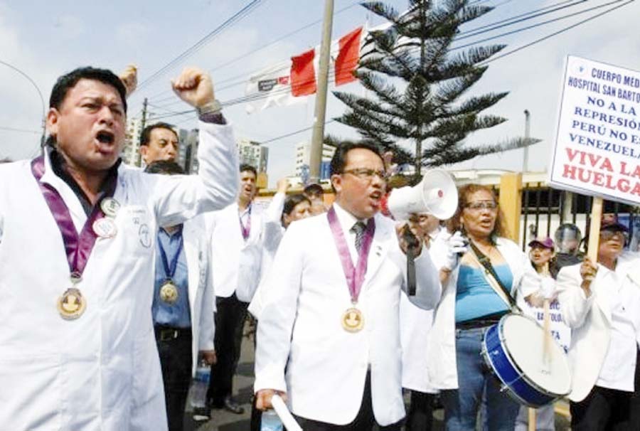 Médicos irán a paro