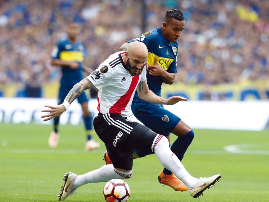 Boca Juniors y River Plate igualaron 2-2