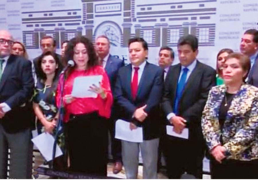 Fujimoristas llegan hasta la CIDH Parlamentarios fujimoristas