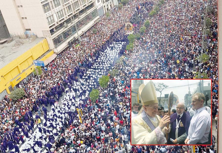 El Perú quiere paz Señor de los Milagros