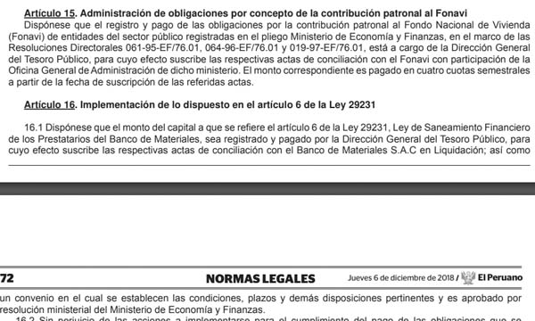 Ley N° 30881, Ley de Endeudamiento del Sector Público para el Año Fiscal 2019