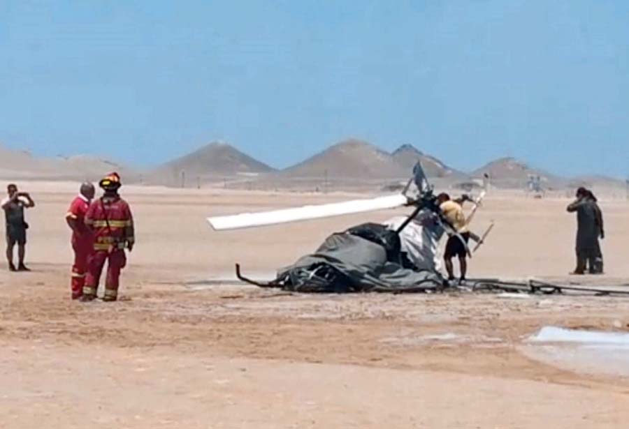 2 muertos tras estrellarse helicóptero del Ejército