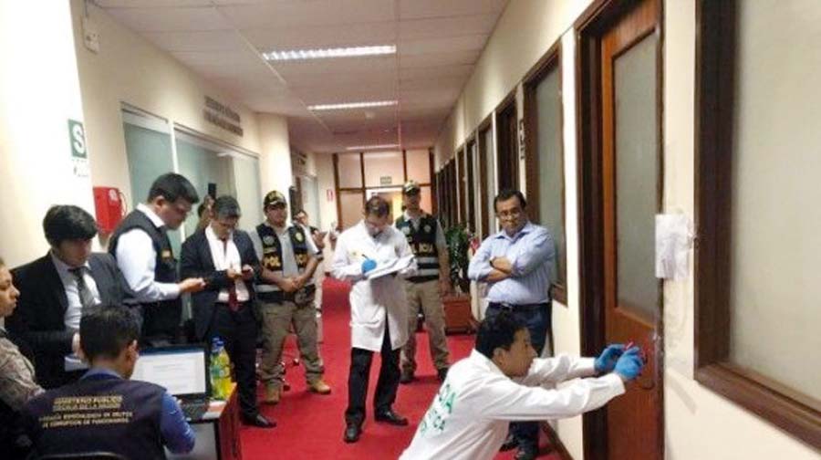 Ingreso ilegal a la oficina del Ministerio Público