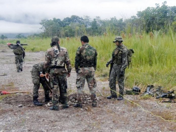 Incautan armas tras enfrentamiento con terroristas en el Vraem