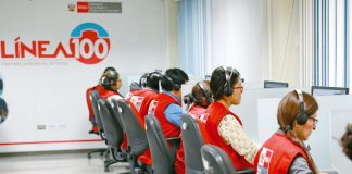 Línea 100 del Ministerio de la Mujer