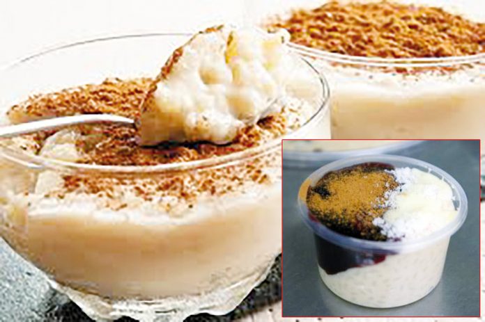 Mazamorra y arroz con leche