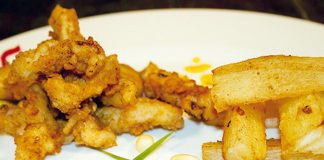 Chicharrón de pota Chicharrón de pota