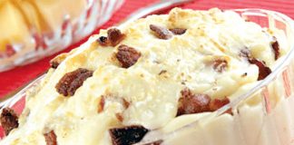 Puré de papas con tocino Puré de papas con tocino