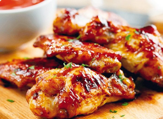 Alitas de pollo al ajillo
