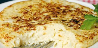 Tortilla de coliflor
