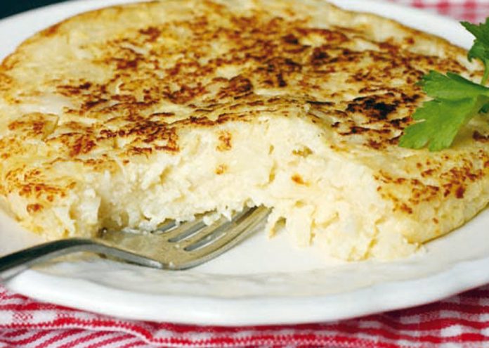 Tortilla de coliflor Tortilla de coliflor