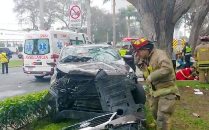Atropelló en la avenida Javier Prado Oeste