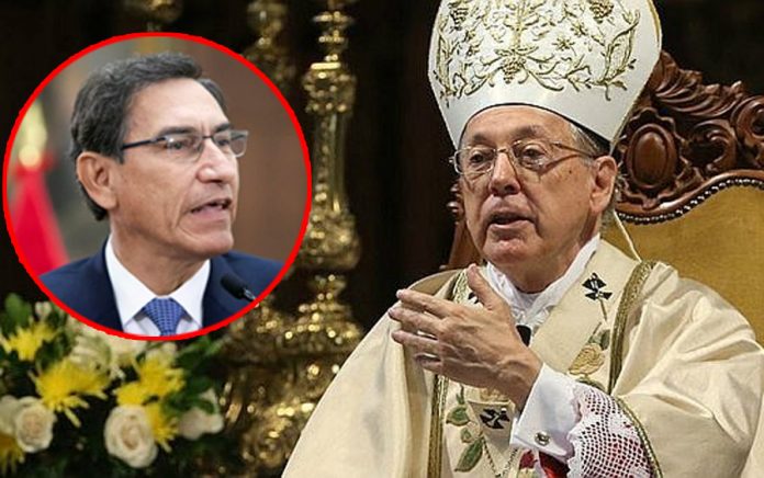 Cardenal Cipriani pide Renuncia de Vizcarra