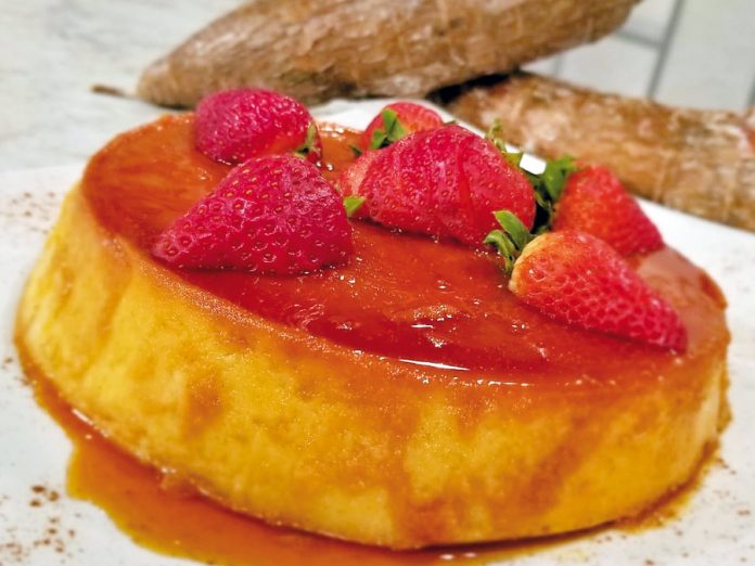 Flan de yuca