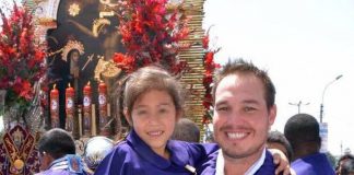 George Forsyth, procesión del Señor de los Milagros