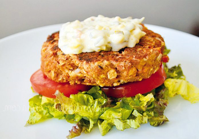 Hamburguesa de atún