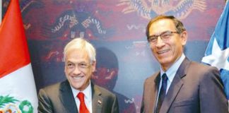 Martín Vizcarra y Sebastián Piñera