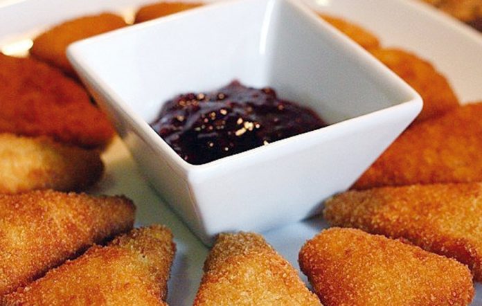 Triángulos de queso Triángulos de queso