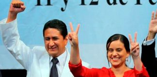Nuevo Perú Justifica alianza con partido del Condenado Cerrón Verónika Mendoza y Vladimir Cerrón