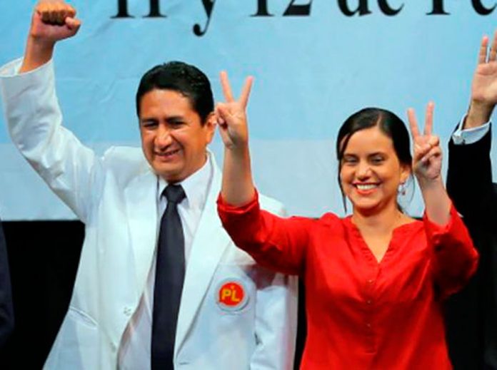 Verónika Mendoza y Vladimir Cerrón