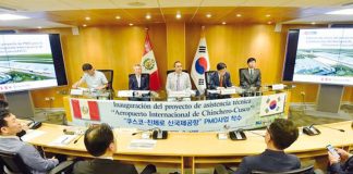 Asistencia técnica en la construcción y puesta en funcionamiento del Aeropuerto Internacional de Chinchero en Cusco