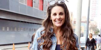 La conductora de espectáculos Rebeca Escribens