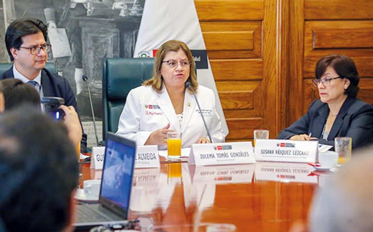 Ministra de Salud, Zulema Tomás
