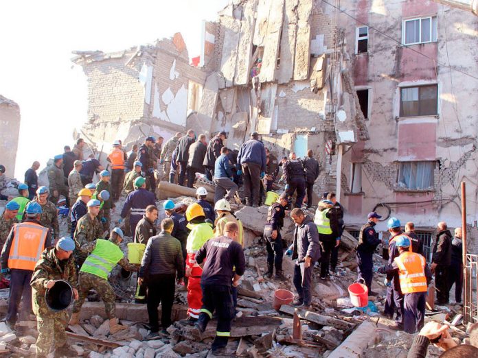 Terremoto en Albania