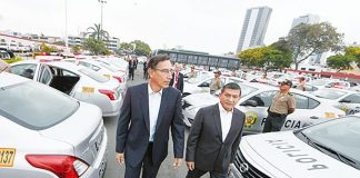 575 vehículos a la Policía Nacional del Perú