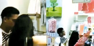 Christian Domínguez y Pamela Franco de compras