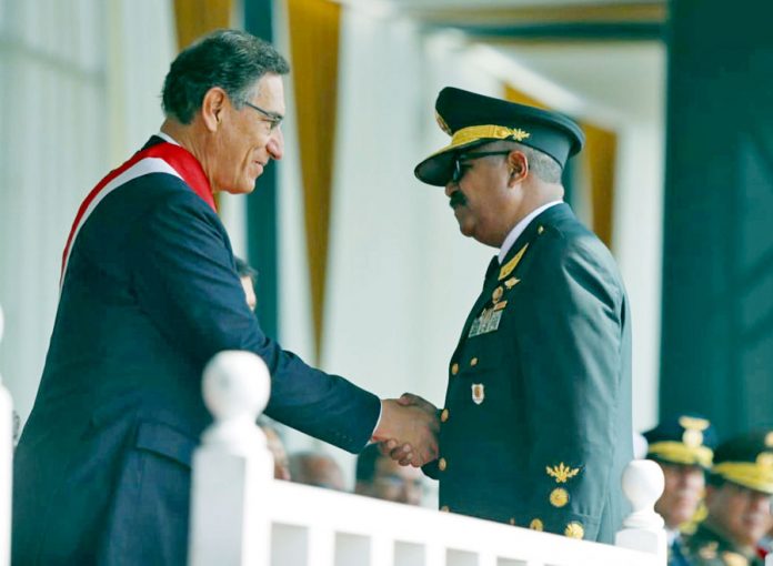 El jefe de Estado Martín Vizcarra, elogió la labor de la institución policial