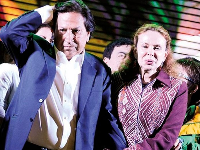 Eliane Karp y Alejandro Toledo