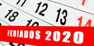 Feriados 2020