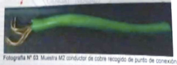 Muestra consuctor de cobre en McDonald’s 