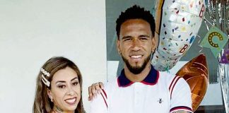 Pedro Gallese y su esposa Claudia Díaz