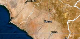 sismo de magnitud 5.5 remeció la región Tacna