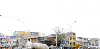 Accidente en Villa El Salvador, por explosión de camión cisterna