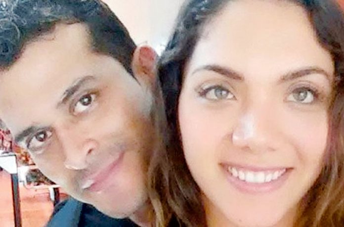 Christian Domínguez e Isabel Acevedo