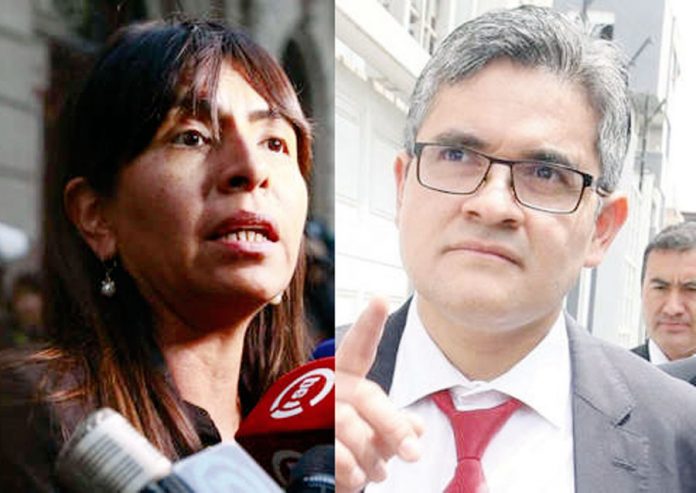 Fiscal Domingo Pérez se queja de Giuliana Loza