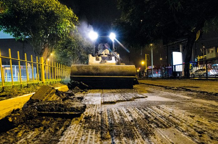 Iniciaron trabajos de mantenimiento en Av. Aramburú