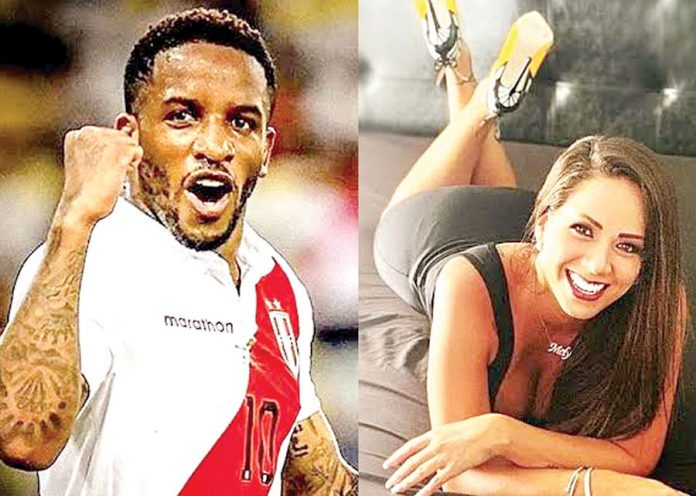 Jefferson Farfán y Melissa Klug