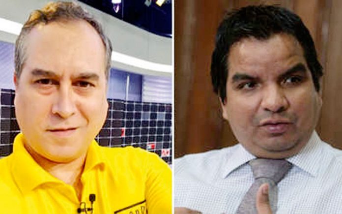 Mario Bryce y Julio Arbizú