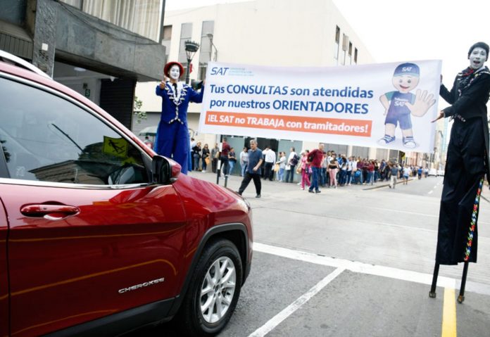 SAT No a los tramitadores