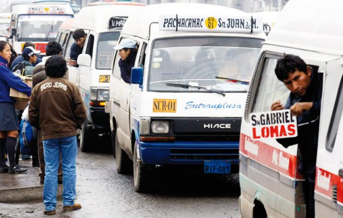 Servicio de transporte de pasajeros