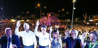 Inauguración de la remodelada Plaza de Armas de San Martín de Porres "Juan Pablo Vizcardo y Guzmán"