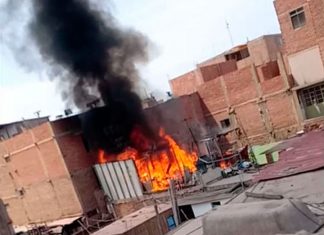 Incendio en Lurín