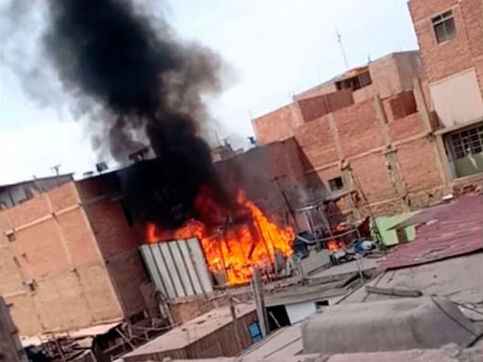 Incendio en Lurín